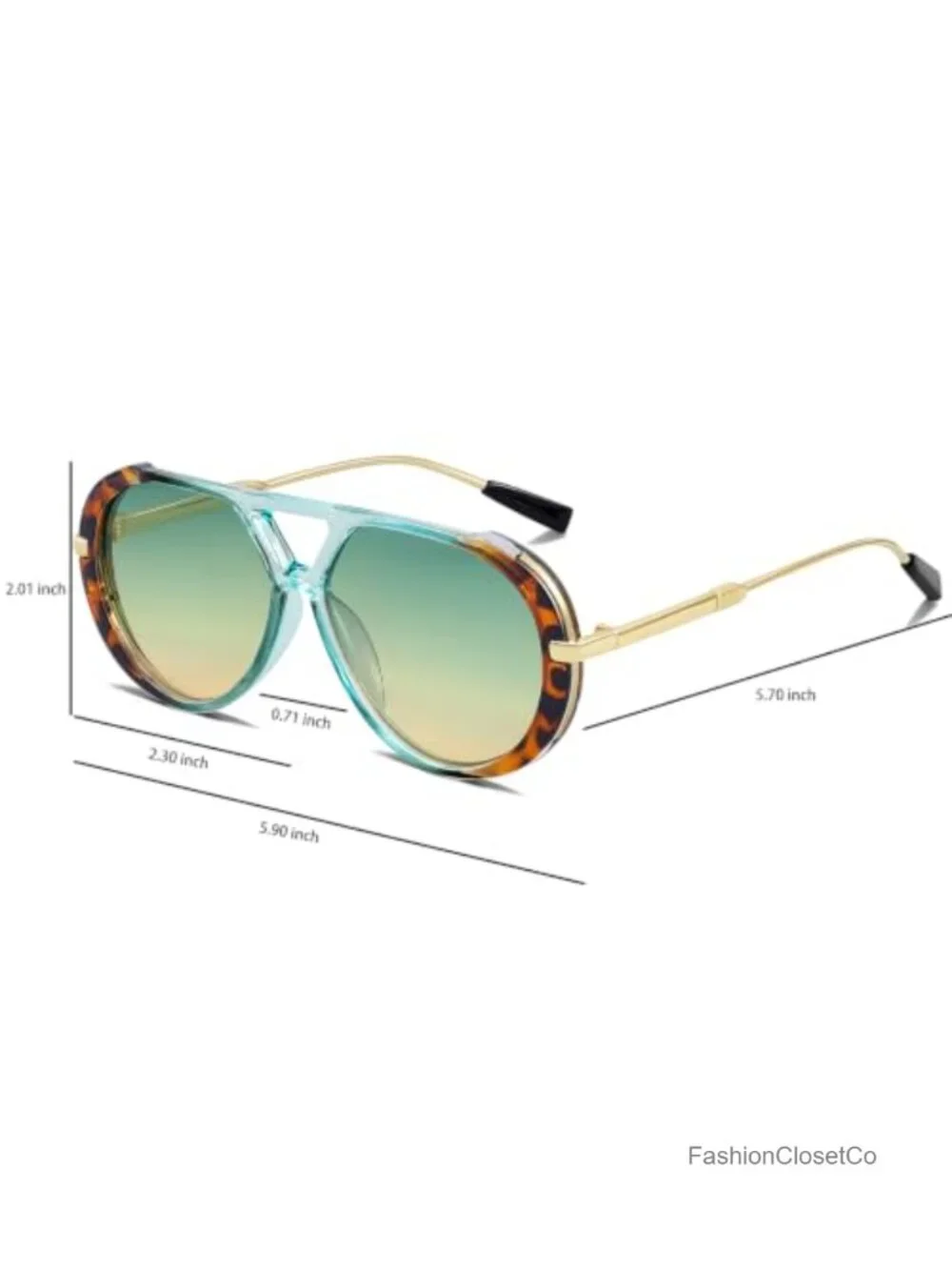 Oversized Retro Aviator Sunglasses for Women Men 70s Vintage Pilot Shades Metal